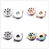 Noosa Chunks Metal 18mm Gengibre Snap Botão Base Pingente Encantos Para DIY Snaps Colar Pulseira Jóias Accessorie