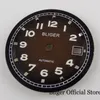 Reparatur-Werkzeug-Sets, Blau/Grün/Schwarz/Kaffee, 31,5 mm, klassisches Zifferblatt mit Datumsfenster, passend für MIYOTA-Uhrwerk, Reparatur von Hele22