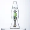 Solidna lampa lawowa fajki 5mm grube szkło głowice unikalne bongi prysznicowe PERC MINI Olej Dab Rigs Dymienie Rury wodne Bablers z miską XL-LX3