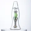 Solid Lava Lamp Hookahs 5mm Thick Heady Glass Unique Bongs Showerhead Perc Mini Oil Dab Rigs Smoking Water Pipes Bubblers with Bowl XL-LX3