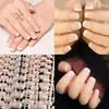 Wholesale 10 kits Full Cover French Fake Nails Nude Natural Manicure Nail Tips faux ongle False Nail for Office Salon Fingernail 220725