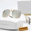 Lunettes de soleil de créateurs classiques pour hommes Bouclier de mode pour femmes verres de soleil voyager des lunettes anti-glare 5 couleurs de haute qualité