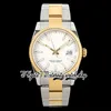 DIWF diw126233 SA3235 Orologio da uomo automatico Two Tone Yellow Gold Lunetta scanalata Logo champagne Quadrante con diamanti Bracciale Oystersteel 904L Orologi Super Edition eternity