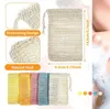 Natural Exfoliating Mesh Bags Pouch Scrubber Shower Body Massage Natural Organic Ramie Soap Bag Loofah Bath Spa Foaming BBB14999