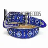 2021 DesignersImon Belt for Men Women Femmes Berceau de diamant brillant Kor Bling Rhintone Crystal Cuir cloute