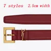 Luxurys Deingers Treall-Match Letter Fine Belt Leisure Fashion Business Casual With Woman Man Retro Decoration Need Puckle Belt Accessories Simple OmATile Go