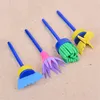 31PCS/Set Paint Sponges for Kids Toddlers Fun Paint Brushes with Waterproof Apron Early Learning Toys XBJK2207