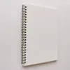 Sublimation Blank Notebook Spiral Journal Wire Bound Plain White Notepad Wholesale Custom Gift Size Can be Mixed RRE13543