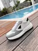 Casual Buty trenerzy Kobieta projektant butów Lady Sneakers Platform Gym Kobiety Podróżuj skórzane koronkowe litery Grube Dno z tenisami pudełkowymi 100%