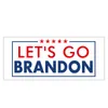 100pcs/Lot Let's Go Brandon Flag Sticker Hotsale USA President ملصقات للهاتف Skateborad Luggage Notebook خوذة سيارة Windows Windows محمول مركبة مركبة Paster