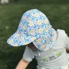 14無料のDHL INSのバケツの太陽の帽子品質花の色の赤ちゃん女の子の草の漁師の麦わら帽子
