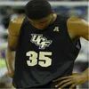 XFLSP UCF Knights Collects College Баскетбол сшитые пользовательские пользовательские любое имя Номер Джерси Юат Алок Мэтт Милон Цаар Дежус Ксавье Грант Леви Рено