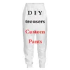 PLstar Cosmos 3D-Druck DIY Custom Design Männer/Frauen Hosen Casual Jogger Hosen Drop Großhändler für Drop Shipper 220613