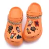 2022 Hurtownie Hocus Pocus Buty Charms Popularne Halloween Moives Clog Butów Charms Dekoracje Niestandardowe Miękka Guma Dynia Croc Urok dla dzieci prezenty świąteczne