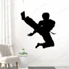 Wall Stickers Martial Arts Karate Fighting Home Fairy Sticker Interieur Art Design Muurschilderingen Slaapkamer Decor YW-24