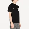 Fyrkantig bokstavstryckt t-shirt Mode Highstreet Man Kvinnor T-shirt i bomull Oversize stil HFHLTX024