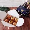 Gift Wrap StoBag 5pcs 22.5 15 7cm Handle Paper Box DIY Birthday Wedding Party Biscuit Egg Yolk Crisp Packaging Event Spacially Gfit FavorGif