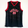 Skyline Punahou Basketbol Gary Payton Jersey 20 Team Renk Siyah Pure Pamuk Spor Hayranları Üniversitesi Nefes Alabilir Kolej Nakış ve Dikiş Kaliteli