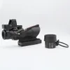 ACOG 4x32 Fiber Illuminated Red Chevron Scope Embossed Logo with RMR sight