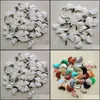 Charms Natural White Quartz Crystal Crescent Moon Shape Pendants For Diy Jewelry Making Wholesale Drop Delivery 2021 Findings Yydhhome Dhuy4