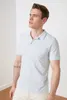 Trendyol homme Colar Jacquard col Polo T-Shirt TMNSS20PO0009 vêtements pour hommes mode été printemps mâle haut T-shirt 220601