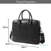 2022 Подлинная кожаная мужская портфель сумка поперечное сечение мужская сумка для компьютера бизнес-ноутбук сумка