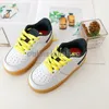 Triple White 6C-3Y Forc1 Toddlers TD Shoes Boys Go The Extra Smile Kids Shoes Hare Skate Sneakers 1 50th Anniversary QS light Space Jam Volt Outdoor Sport