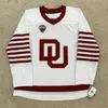 2022 NCAAフローズン4チャンピオンシップカスタムデンバーPioneers du Ice Hockey Jersey 8 Joe Colborne 16アンソニーマニアー42 Tyler Bozak 24 Peter Mannino 52 Gabe Gauthier Jersey