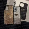 Para iPhone 15 Pro Max Fundas Diseñador Glitter Star Lentejuelas Funda para teléfono Apple iPhone 14 Pro Max 13 12 14 plus 11 X Xs Xr Funda para iPhone Fashion Triangle P Fundas para teléfono móvil