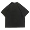メンズTシャツヒップホップストリートウェアTシャツレターソーンズプリントビンテージゴシックシャツ夏のハラジュク特大コットン半袖トップスTEESM