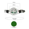 Bracelets porte-bonheur 25mm arbre de vie médaillon Wrap Bracelet diffuseur d'huile essentielle PU 7 couleurs peuvent choisirCharme CharmCharme