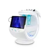 Portable Hydra Facial Aqua Peel Dermabrazja Oxygen Jet 7 w 1 Ice Blue Analyzer Skóry Hydro Maszyna do czyszczenia Czujnika Usuwanie Anti zmarszczki Sprzęt do twarzy