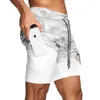 Летние мужские шорты европейской и американской быстрососывной сетки спортивные брюки тренировки фитнес брюки