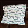 Name Personalized Swaddling Animal Floral Baby born Infant Baby Bedding Crib Blanket Baby Gift 220712