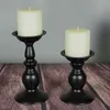 Candlers Black Metal Candlestick Holder Stand Mouday Party Table Table Decoration Giftscandle