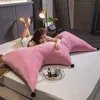 Princess Prince Crown Bed Cushion No Filler Soft Washable Velvet Sofa Kids Adults Headboard Floor Seat Throw Pillow 220615