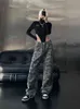 Baggy Camouflage Camo Harem Trousers Y2k Sweatpants Loose Camouflage Pants High Waist Street Fashion Trousers Cool Girl Style T220728