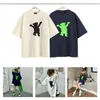 Sommar T-shirts Fashhion Little Bear tryckta toppar Löst shorts ärm runda nacke tees