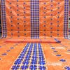 Tyg Ankomst Stone African Bazin Riche med broderi Lace Brode Dress Material Nigerian 9L110301