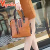 Yogodlns خمر القط شرابة حقيبة يد فاخرة النساء حقائب مزدوجة زيبر Crossbody حقيبة كتف عادية شل حمل Ladie 220517