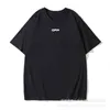 Factory Direct verkoopontwerper Nieuw merk Korte mouw Groothandel Fashion Off Black White Line Printed OW T-shirt voor mannen Women