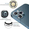 Protecteur d'écran de l'objectif de la caméra Bling Diamond pour iPhone 14 13 11 Pro Max 12mini 13mini 14plus Couverture arrière anneau métal