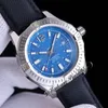 TRF Colt A1731310F1X1 A2836 Automatik-Herrenuhr, 41 mm, Stahlgehäuse, blaues strukturiertes Zifferblatt, Strichmarkierungen, Nylon-Lederarmband, Super Edition Puretime C3