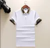 designer stripe polo shirt t shirts snake polos bee floral mens High street fashion horse polo luxury T-shirt#8552