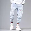 Streetwear Hip Hop Cargo Pants Men's Jeans Casual Elastic Harun Joggers In Autumn And Spring Men Clothing 220712