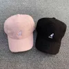 Кангол бейсболка вельветовые регулируемые шляпы для женщин для женщин для мужчин Kpop Pink Hat модельер модельер шляпа Haptail Hat T220726