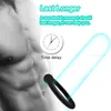 Massageador de massageador de silicone anel de ejaculação atrasado anéis de pau pau ereção cockring castidade masculina brinquedos adultos para homens trainer espermatozóides