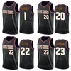 Men Kids Women Screen Printed Basketball Chris Paul Jersey 3 Devin Booker 1 DeAndre Ayton 22 Mikal Bridges 25 Jae Crowder 99 Frank Kaminsky 8 Aaron Holiday 4 Team Color