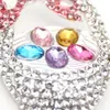 10 Pcs/Lot Custom Brooches Fashion Rhinestone Easter Egg Basket Bow Shape Brooch For Easter Festival Day Gift