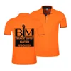남성과 여성을위한 스포츠 및 캐주얼 패션 폴로 셔츠 평범한 컬러 플러스 크기 티셔츠 맞춤형 드롭 220608